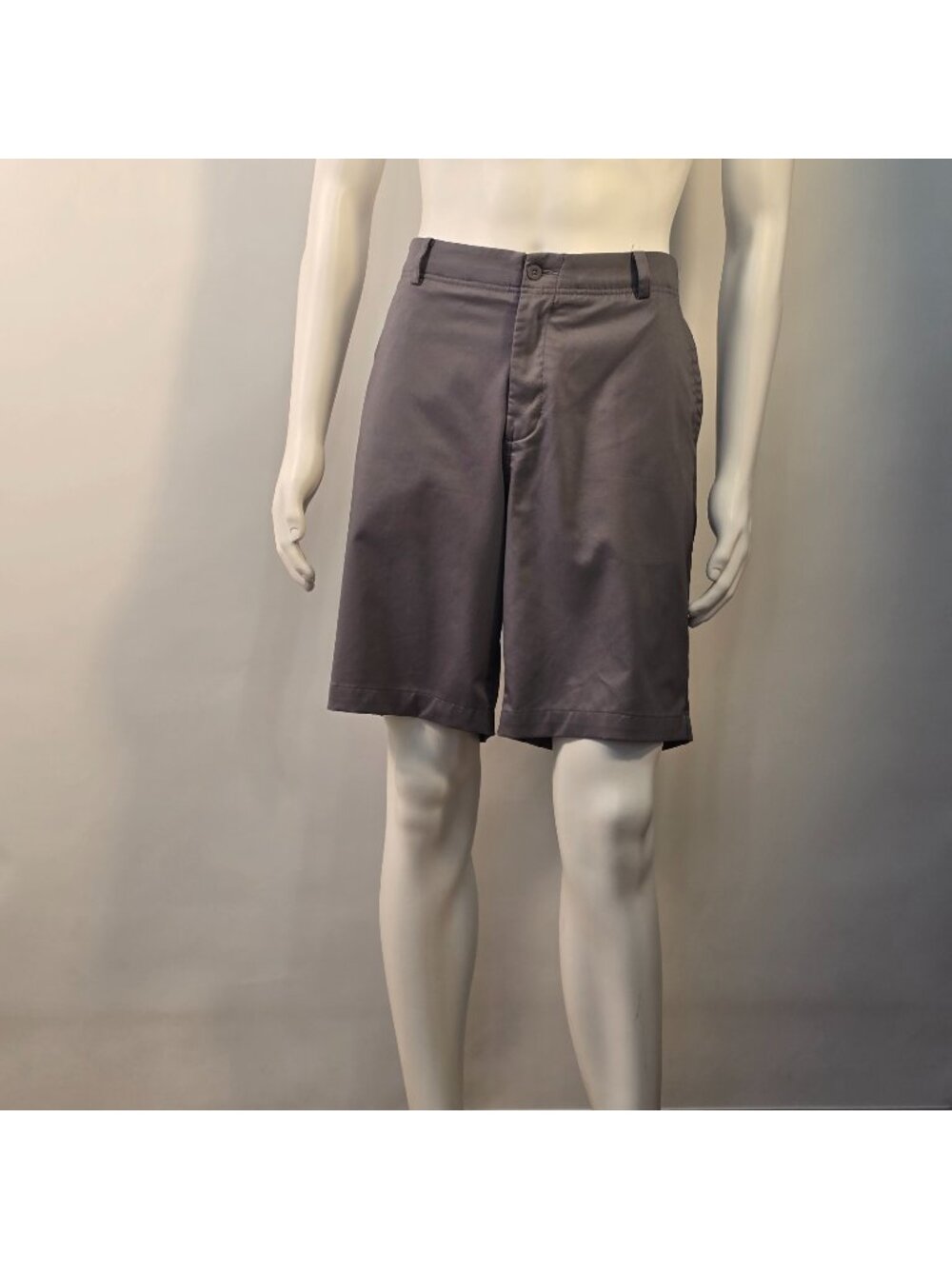Nike Dri Fit Shorts Gray Performance Golf Chino Golfer Men’s Size 36